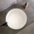 49 Inch Round Shape Freestanding Solid Surface Soaking Bathtub For Bathroom