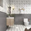 Ensemble de meuble-lavabo simple 35,5 po avec plateau en acrylique Emert-1091767241