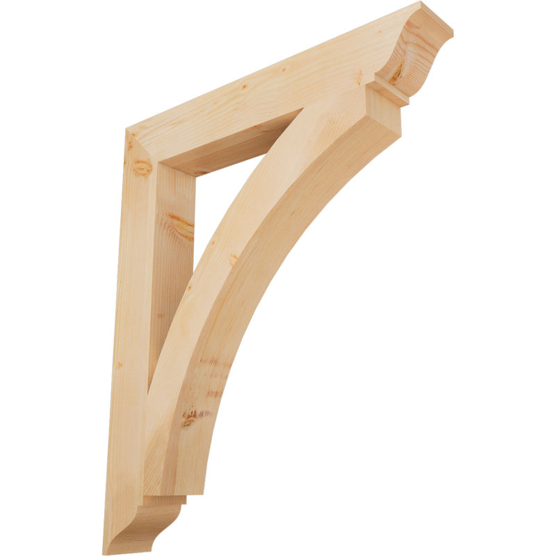 Support l 5 5 po x P 40 po x H 48 po Thorton, Cèdre rouge, H 48 po x l 5,5 po x P 40 po