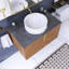 Meuble-lavabo flottant mural moderne de 30 pouces