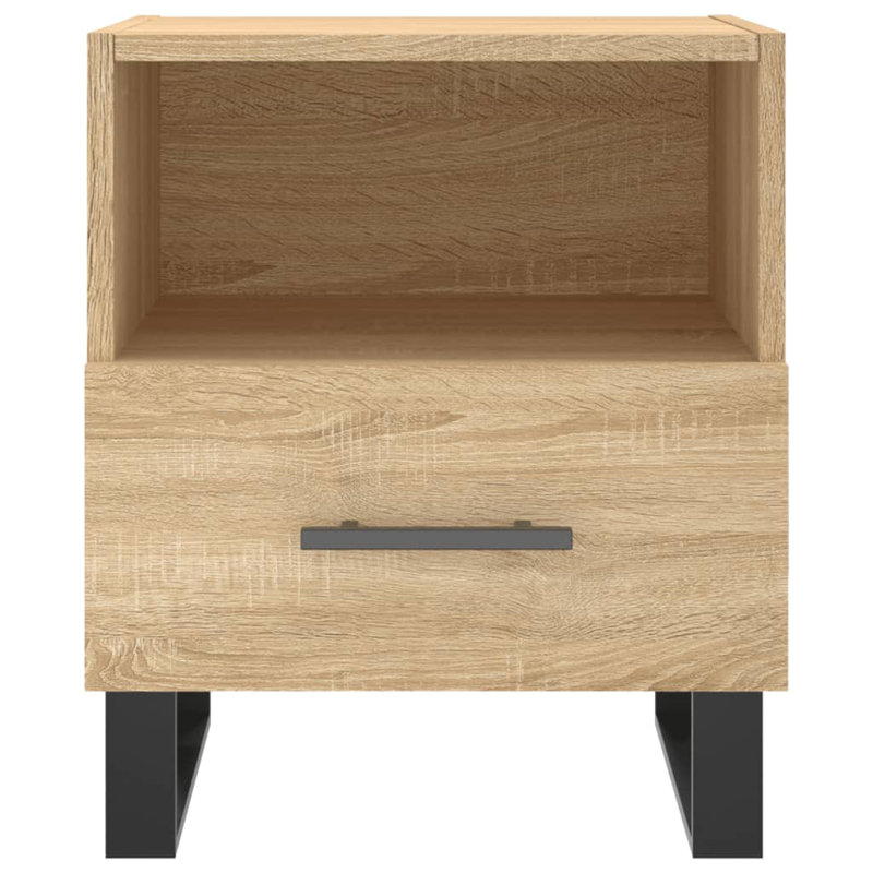 Introduce an air of modern charm to your interior with this bedside cabinet!, Sonoma Oak