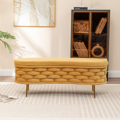 Cristen Upholstered Flip Top Storage Bench