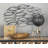 Metal Indoor Outdoor Fish Dark Gray Wall Decor