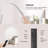 Keran 70.8'' LED Arched Floor Lamp