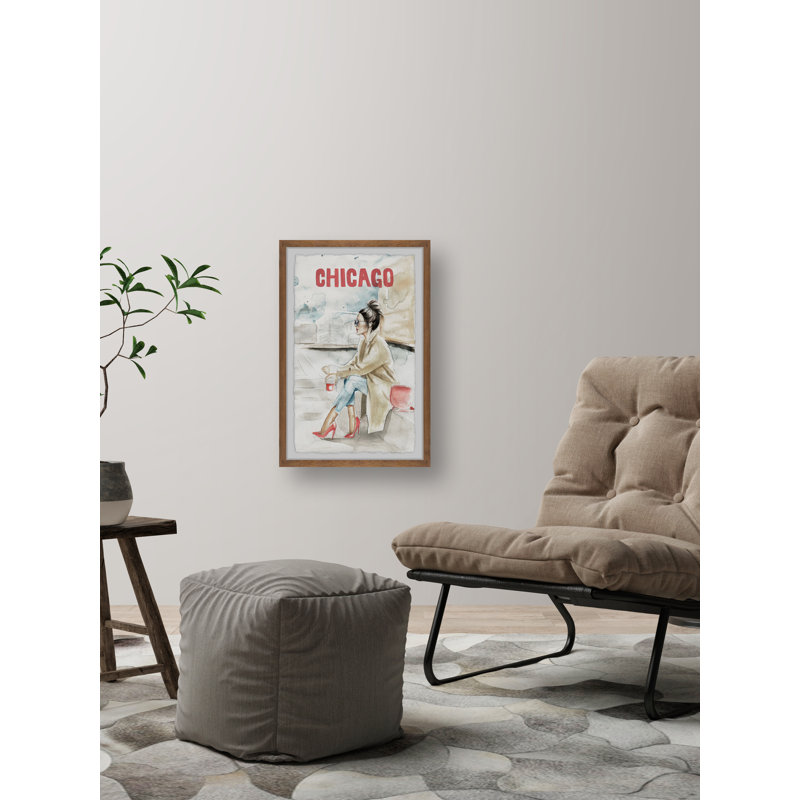 Take a Breath - peinture encadrée, H 12 po x l 8 po x P 1,5 po