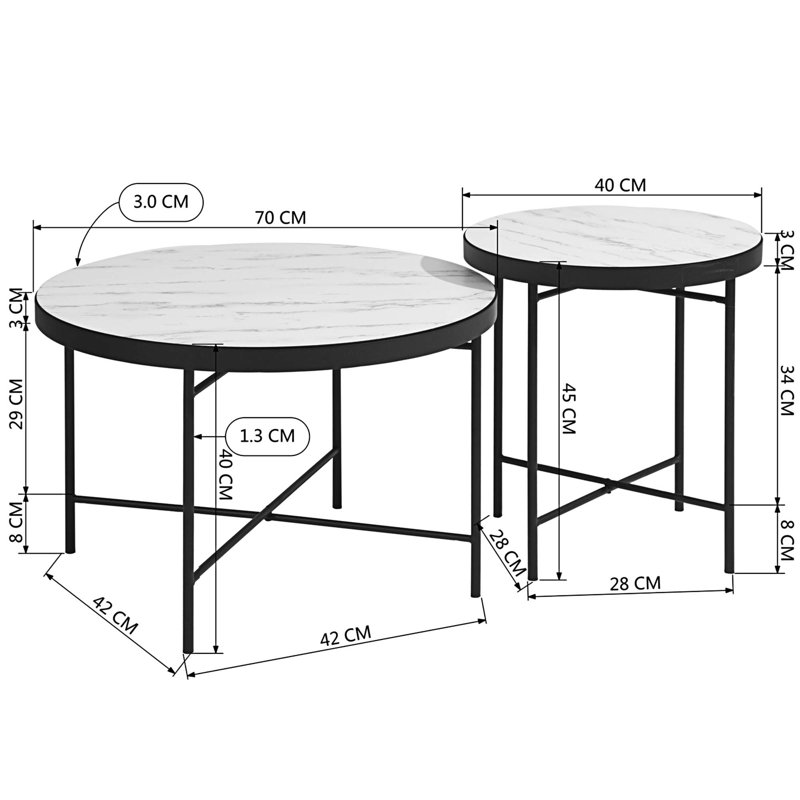 Table basse Zakera