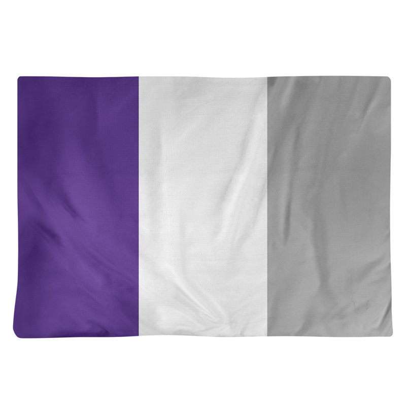 Récapitulatif de 18 po Kansas Cat, Mauve/ Blanc moyen, Sergé de coton