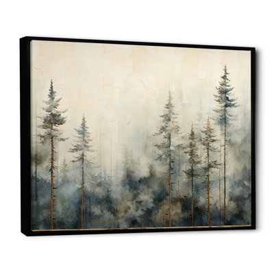 Minimalism Winter Pine Forest