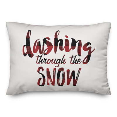  Coussin lombaire Dashing Through the Snow