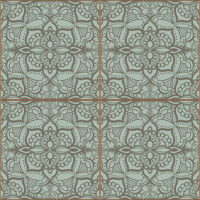 Peel & Stick Damask Tile