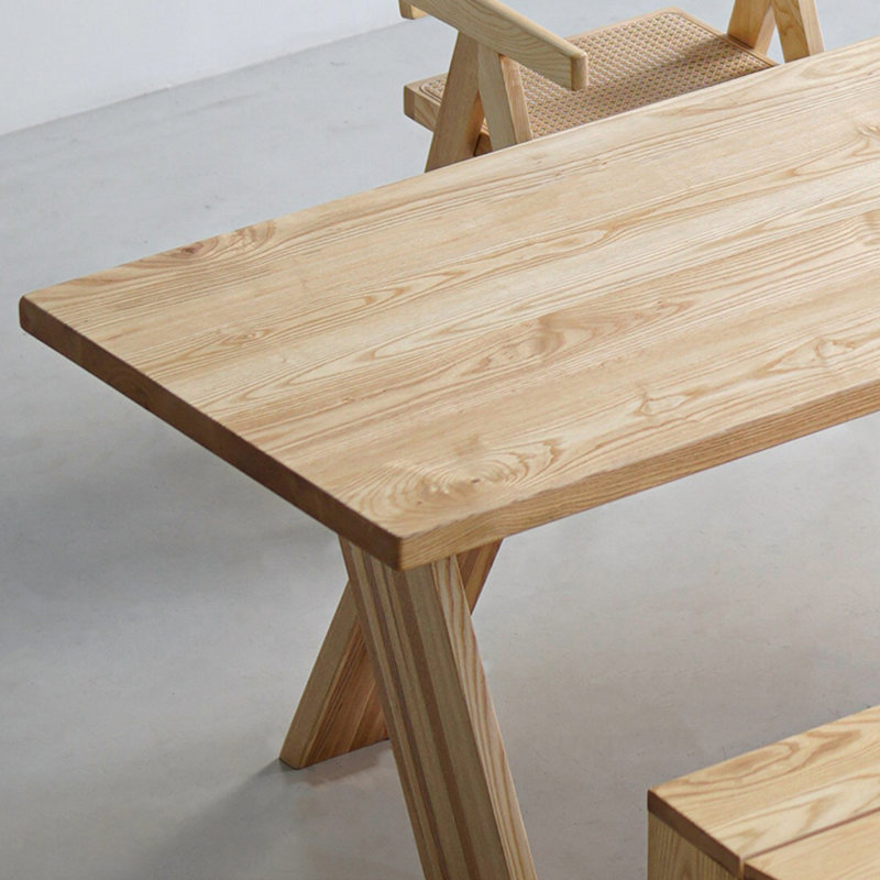 Modern Creative Dining Table, 29.53"H x 78.74"L x 31.5"W