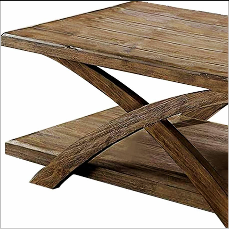 Ensemble de tables transitionnelles 3 pièces Tables de salon 1 table basse et 2 tables de bout