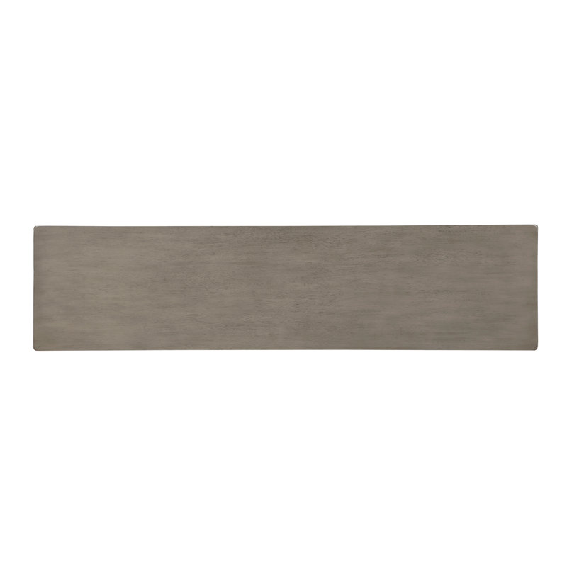 Console Avenlea, H 36,5 po x L 72 po x l 18 po, Gris / blanc antique