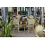 Chaise de patio Paris en bois massif empilable Paris-22217334