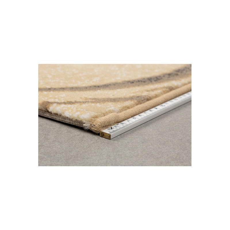 Area Rug in Beige/Orange/Red