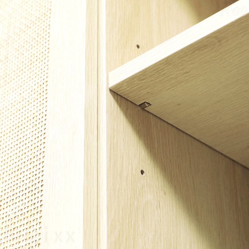 Buffet de rangement avec tablettes réglables, Brun