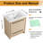 Xarnby 30'' Freestanding Single Bathroom Vanity With Resin Vanity Top, 30''Single Bathroom Vanity Set With Resin sink-1906966127