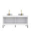Stylish Bathroom Vanity Freestanding With Ceramic Sinks, Modern Elegance For Your Home