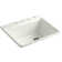 Riverby 25" L x 22" W x 9-5/8" Top-Mount Single-Bowl Kitchen Sink with Basin Rack