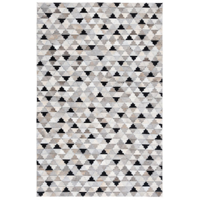 Tapis gris / noir / blanc Brentnal