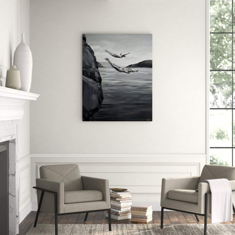 High Dive Print by Sydney Edmunds, Outdoor, 50" H x 40" W x 1.5" D
