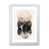 White Framed