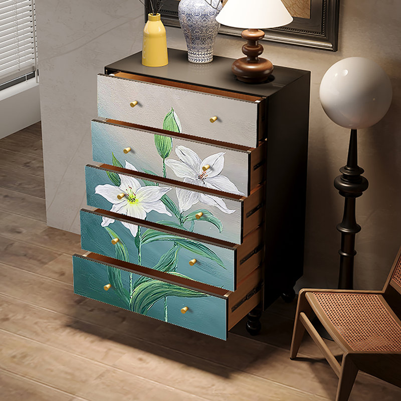 Armoire de rangement à tiroirs rétro