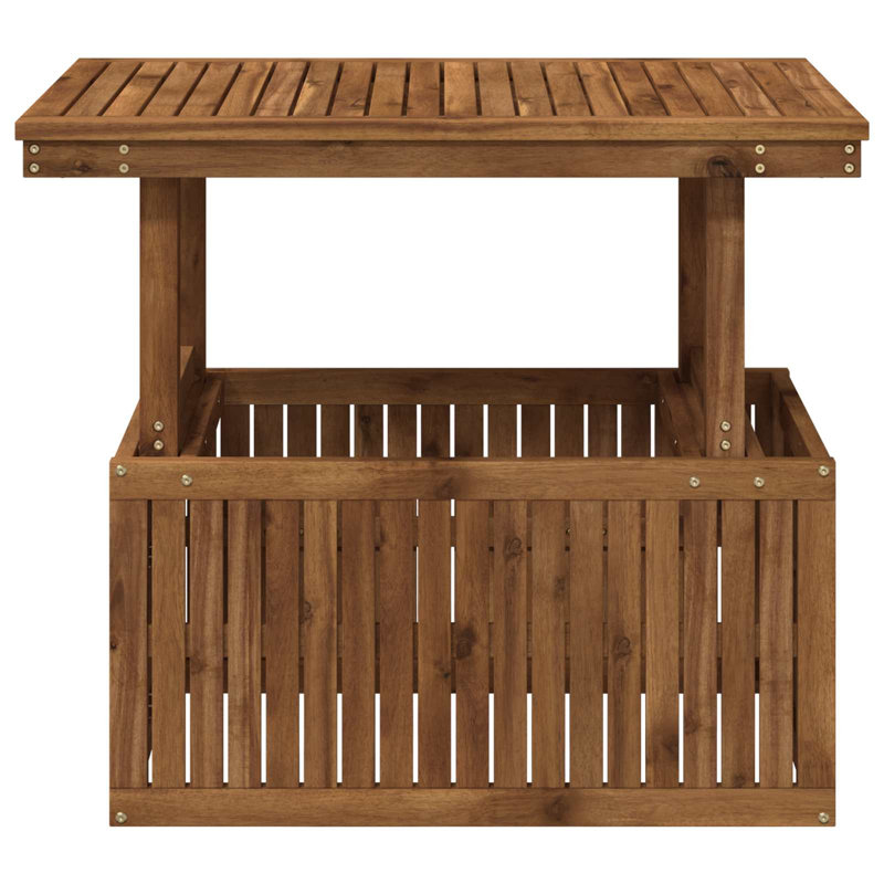 Solid Wood Coffee Table, Natural, Natural, Natural, 75cm H x 90cm W x 55cm D