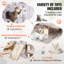Tour à chat 68,5 "pour chat d'intérieur avec poteau à griffes VEVOR-101925068