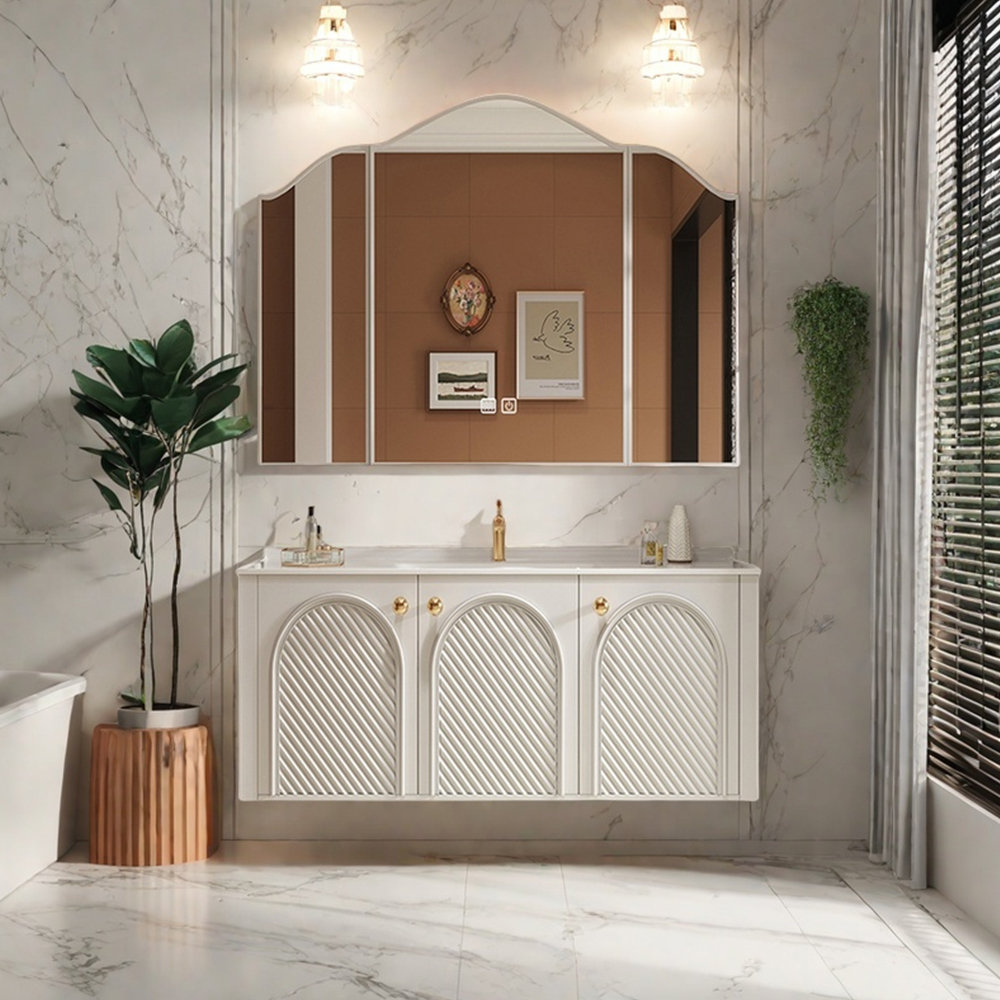 Backop French simple retro bathroom cabinet | Wayfair