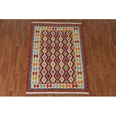 Tapis géométrique Kilim