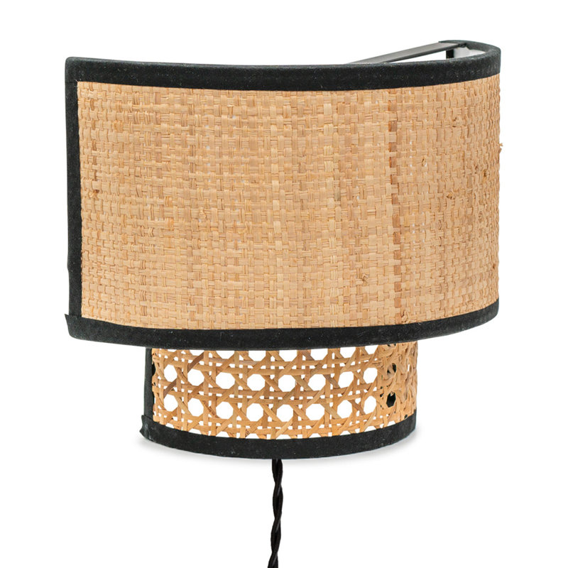 Alisiya Plug-in Flush Mounted Sconce, Yes