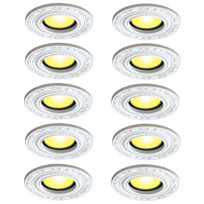 Spotlight Urethane Medallions 6" Decorative Recessed Trim