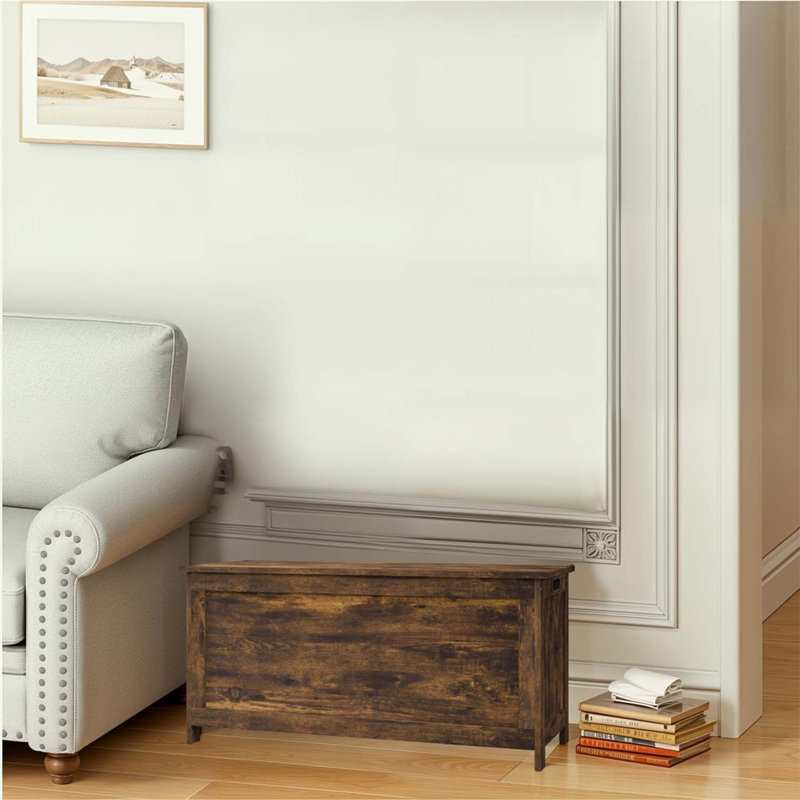 Armoire de rangement en bois Saybree, Brun rustique