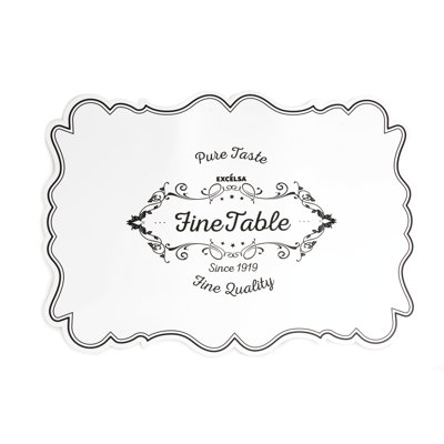 Fine Quality No Pattern Rectangle Placemat