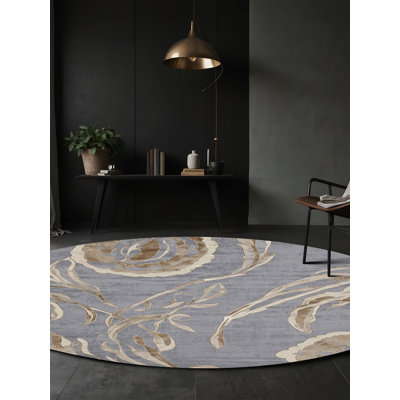 Tapis gris lavable à la machine