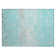 Machine Washable Indoor/Outdoor Christain ACN1366 Aqua Rug