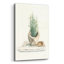 Art mural en verre acrylique 16 po x 24 po «Grown At Home 1 Cream» par Danhui Nai