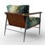 Fauteuil d'appoint rembourré abstrait Celebration Of Possiblity-25384675