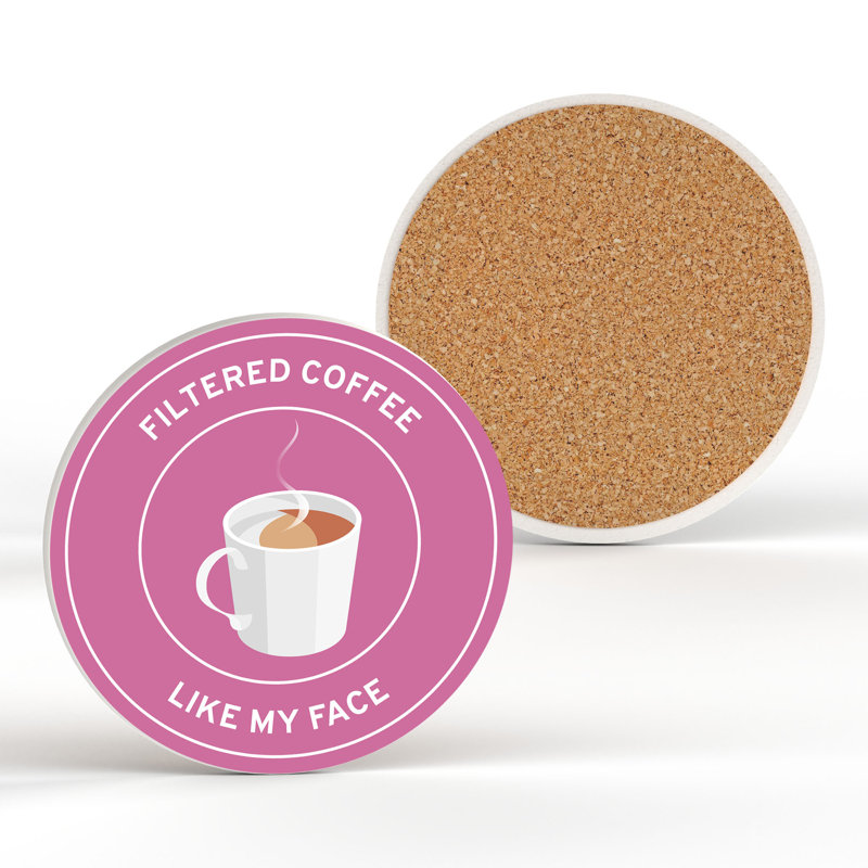 Kana Ceramic Round 1 Piece Coaster