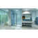 Linea Maze 34" W x 72" H Screen Frameless Fixed Glass Panel with Clear Max Technology