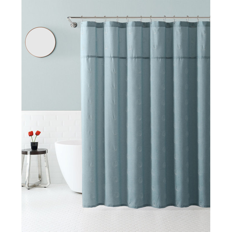 Rideau de douche simple brodé Gerard