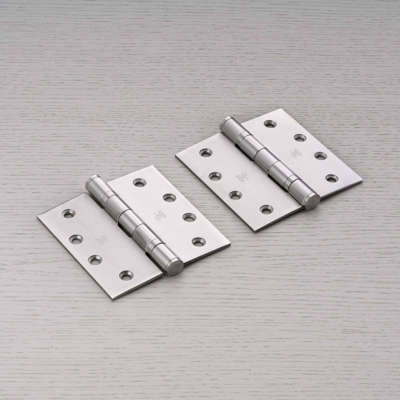 4'' x 4'' Stainless Steel Butt Bearing Hinge, Steel