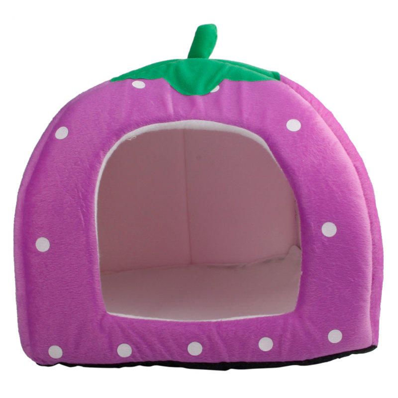Dôme d’animal doux en coton Ricard, Mauve, l 13,39 po x P 14,17 po x H 16,14 po