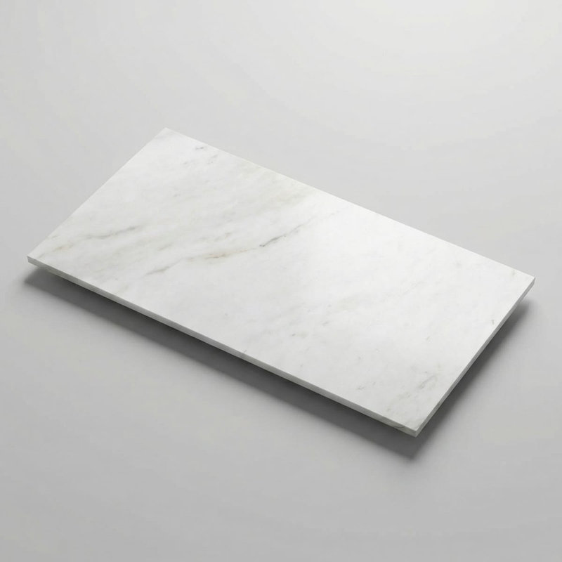 Daphne White Polished 12x24 Marble Tile, White