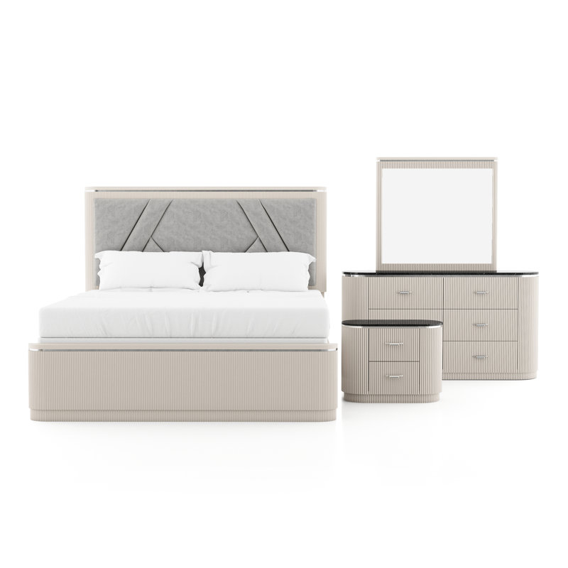 4-piece bedroom set Oktay, Grand