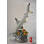 Statue de requin marteau en bronze Algoma montée sur marbre taille 20 po x 18 po x H 42 po