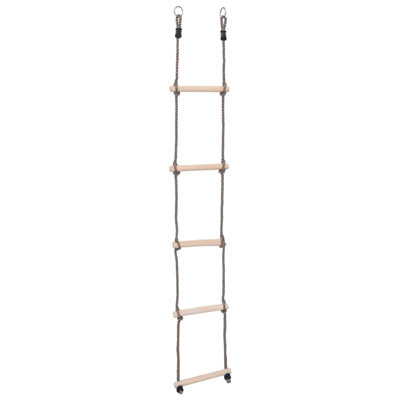 Freeport Park Hartlepool Brown Swing Set Rope Ladder with Mounting Hangers