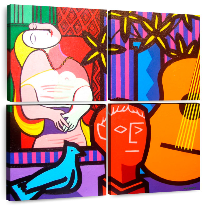 Senne nature morte avec Picassos rêve, H 18 po x l 18 po