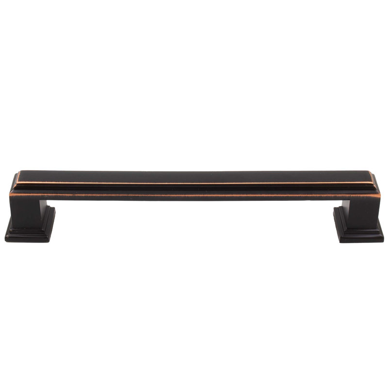 Poignée barre 5,05 po Metropolis, Bronze vintage
